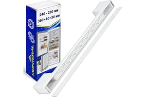 MONTERAL Universale Maniglia Frigorifero e Congelatore Fori di Montaggio da 240-280 mm Dimensioni 360 x 40 mm - Garanzia di 10 Anni