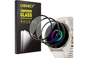 CHRINECY [3-Stück] Kompatibel mit Garmin Venu 2 Plus GPS Schutzfolie, 3D Gebogene Vollabdeckung Schutz Displayschutzfolie, HD, Anti-Kratz, Wasserdicht, Anti-Öl, Ultrabeständig