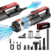 KOBB KBV20 12Volt/ Li-ion Şarjlı K&ouml;m&uuml;rs&uuml;z Motor Hibrit Ara&ccedil; S&uuml;p&uuml;rgesi + 8 Par&ccedil;a Aksesuar Seti + Taşıma &Ccedil;antası