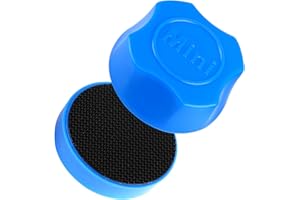 SMARTMASTER Fish Tank Magnetic Glass Cleaner Mini Algae Scraper Aquarium Magnetic Brush Aquarium Glass Magnetic Cleaning Brush No Scratch Algae Remover Fish Tank Brush for Small Fish Tank Cleaning (Blue)