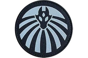 OHRONG Compatibile con SCP Foundation Patch riflettente Procedure speciali di contenimento Logo Fondazione Morale Badge Fascia da braccio Applique Chiusura con gancio e The Loop Emblem (Nine Tailed Fox)