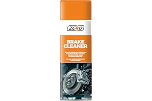 ZENO Brake Cleaner 500ml 1 Bottle | Brake & Clutch Cleaning Spray | Anti-Corrosion & Anti-Rust Protection Aerosol Spray | Cleans Cars, Vans, Motor Bikes, Go Karts