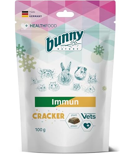 Bunny Prebiotic Cracker Für Nagetiere – 100 G, Mit Inulin Für Die Darmgesundheit Von Kaninchen & Co.