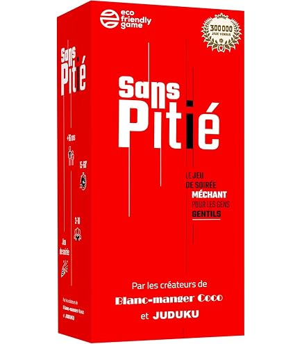 Gesellschaftsspiel „La Double Peine“ – Böses Partyspiel Für Erwachsene, 600 Karten, Ab 16 Jahren