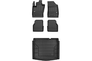 FROGUM ProLine 3D Esclusivi Tappetini auto in gomma e vasca baule bagagliaio su misura per Jeep Compass II dal 2016 | I bordi più alti