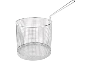 Vogue Spaghetti-Nudel-Kochkorb, 180 mm Durchmesser, Edelstahl, spülmaschinenfest, CS735