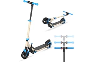 ‎ISINWHEEL E Scooter mit Straßenzulassung, 10 Zoll, Max 40km Reichweite 20km/h, Komfortable Stoßdämpfung, Elektro Scooter bis 120kg, APP-Verbindung, LED-Display, Elektroroller für Erwachsene