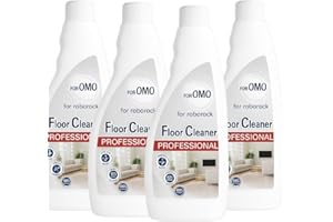 ARQRAY Solution de nettoyage for sols, 480 ml, lot de 4, compatible avec les aspirateurs robots Roborock All Wet Dry OMO Dyad/Dyad Pro/S7 Pro Ultra, nettoyage multi-surfaces.