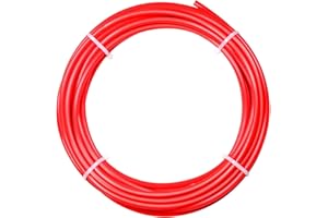 TAILONZ PNEUMATIC Linea d'aria 6mm od Rosso Tubo di nylon pneumatico 32.8ft Tubo di nylon per freni d'aria