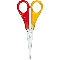 Maped - SMILING PLANET SHAPE Sustainable Scissors 16 Cm For Left-handed Users - Reflex 3D Handles Made Of Wood Fibre Composite Plastic Made From FSC