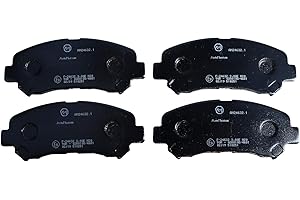 AutoMentum AM24632.1 Juego de Pastillas de Freno, juego de 4 para NISSAN DUALIS I (J10 NJ10 JJ10E) 2006-2014 Eje delantero y otros vehiculos