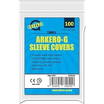 arkero g card sleeves Arkero-G 50 Small Matt - Exodia (Mat Case) Game not included Arkero-G 60 Small Matte Card