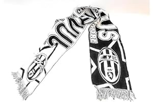 TOYSGIOCATTOLI ABCTEXILE Nuova Sciarpa COMPATIBILE Tifoso DELLA (JUVEEE) aquard Ufficiale (STORIA DI UN GRANDE AMORE) - 140 X20 CM Circa Prodotto Ufficiale Autorizzato con Ologramma