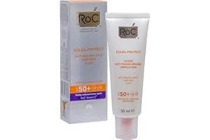 ROC Soleil Protect - Fluido Unificante, Anti-Manchas, SPF50+, 50 ml