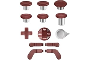 ORITIKUR 13 in 1 GOW Edition Thumbsticks Analog Sticks Ersatz Joystick Teile Reparatur Zubehör Kit Komponenten-Set mit 4 Paddeln, 2 D-Pads, 1 Werkzeug für Xbox Elite Serie 2 und Core Controller