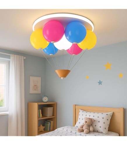 Roze LED Plafondlamp | Moderne Ronde Kinderlamp | Sterren Sterrenhemel Kinderlamp | 55cm 48W | Dimbaar Met Afstandsbediening 2700K-6500K | Kinderkamer Jongens Meisjes Plafondlamp Slaapkamer