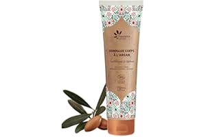 Fleurance Nature- Gommage Corps Revitalisant à l'argan - 150ml- cosmetique certifié Bio Cosmos Ecocert- fabriqué en France- soin corporel femme Bio- exfoliant corporel bio- 23117