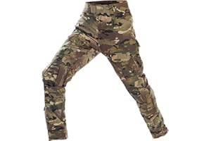 Uugood Men’s Military Trousers Tactical Camouflage Pants Breathable Multi-Pocket Combat Pant Ripstop Cargo Pants for Airsoft Hunting Hiking Paintball