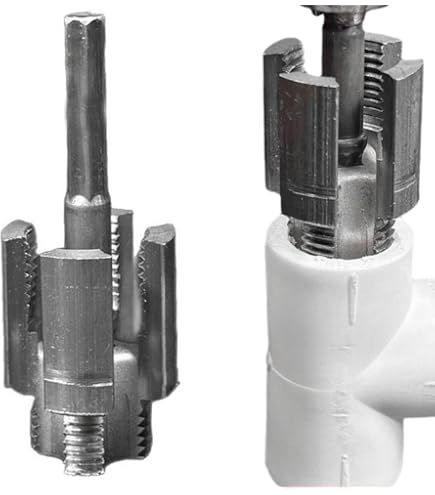 Herramienta De Roscado De Tubería 2 En 1 - Para Tubos De PVC Y PPR, Tamaños 1/2" Y 3/4", Rosca Interior Y Exterior