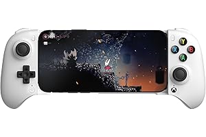 8Bitdo Ultimate Mobile Gaming Controller for iPhone, Apple, Android & Xbox Cloud Gaming, Bluetooth Gamepad with Hall Effect Joysticks, 2 Pro Back Buttons, Officially Licensed (White)