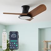 80cm Modern Goes Uzaktan Kumandalı 3 Kanatlı Uygulamalı Tavan Vantilat&ouml;r&uuml; Ve Led Lamba Işık 54W Siyah-Kiraz
