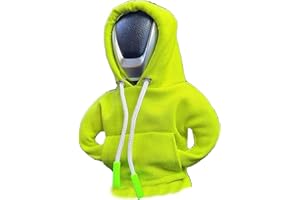 YELITE Auto Schalthebel Abdeckung, Universal Schaltknauf Hoodie Shifter, Automatik Schaltknäufe Überzug für Dekoratives, Car Gear Shift Knob Cover Hoodie (Grün)
