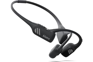 klatre Bone Conduction Headphones, Open-Ear Sports Earphones with Mic, Bluetooth 5.2 Wireless Headset, IP55 Waterproof, Sports Headphones for Running, Fitness, Cycling - Rock