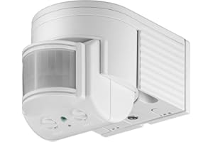 Goobay 95175 Aufputz PIR-Bewegungsmelder 180° Relais white IP44