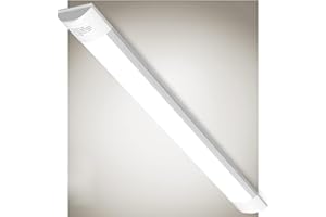 Bellanny Réglette LED étanche 90CM, Plafonnier Exterieur LED 30W 3600LM Blanc Neutre 4500K, Neon Tube LED Aluminium et PC Luminaire pour Bureau, Entrepôt, Garage, Sous-sol, Atelier.