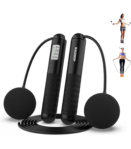 Weighted Jump Rope Simgoing 2 Pieces Speed Jump Rope Fitness Jump Rope ...