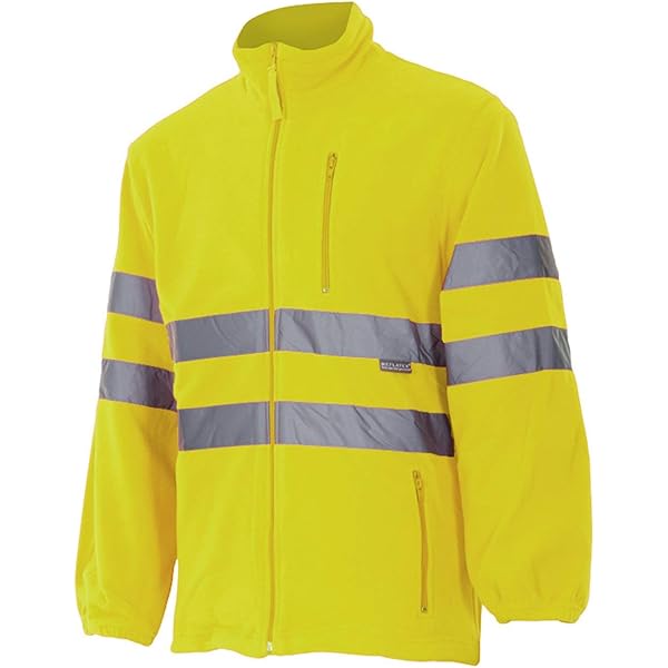 Veste Polaire Haute Visibilité Velilla - Orange Fluorescent - Taille 3XL - Bandes Réfléchissantes