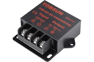 Convertidor descendente DC-DC SUPERNIGHT 12V 24V a CC 5V 15A 75W Convertidor de voltaje Módulo descendente Transformador CC Step Down Convertidor