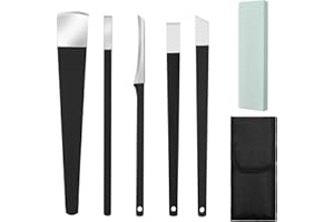 Xinstroe 6 Stück Pediküre Messer Kits eingewachsene Zehennägel Werkzeuge Professionelle Fußreparatur-Set mit scharfer Klinge Hornhautentfernung Pediküre Set