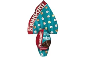 Pernigotti Uovo di Pasqua cioccolato fondente extra con collezione Thun per Teddy Friends, 240g