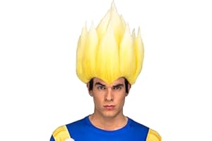 My Other Me Me saiyan vegeta Dragon Ball parrucca, Multicolore (230126)