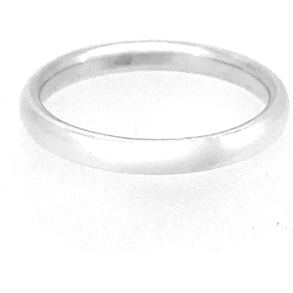 1mm Thin 9ct Rose Gold Stacking Band Ring - Polished Finish, Nickel-Free, Sizable