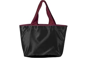 LACUSMALL Sac De Courses Pliable, Sacs De Courses Pliables Pour Femme, Sac De Courses Lavable Et Réutilisable, Grand Sac De Courses Étanche, Sac Écologique Pour Le Rangement, Les Voyages, L'extérieur