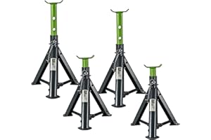 ‎TRUTZHOLM TRUTZHOLM 4X Unterstellböcke Stützböcke Stützen Tragkraft 2/3 / 6/12 t wahlweise Wagenheber Abstellböcke (2 Tonnen klappbar)
