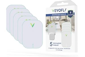 VEYOFLY Recharges pour piège à Insectes Volants, Attrape-Insectes, piège à Mouches intérieur, Maison Plus sûre, Tueur de moucherons intérieur, Tueur d'insectes, Tueur de moustiques (Lot de 5)