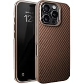 Minesk iPhone 16 Pro Max i&ccedil;in Fiber Karbon Materyal Arka B&ouml;l&uuml;m Metal Lens &Ccedil;er&ccedil;eveli ve Metal Tuşlu Sararmayan ve &Ccedil;izilmeyen G
