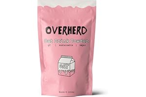 Overherd Powdered Oat Milk (4L), Vegan Coffee Creamer for Tea & Coffee, Gluten-Free & Dairy Free Milk, Ideal for Travel, Festivals, Camping