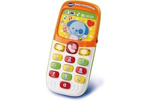 VTech - Baby Smartphone Bilingue Mixte, Téléphone Bébé, Jouet d'Éveil - Version FR