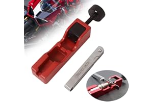 Oldbones Jauge d'espace pour bougie d'allumage, outil universel compatible avec la plupart des bougies d'allumage de 10 mm, 12 mm, 14 mm, 16 mm ((rouge)