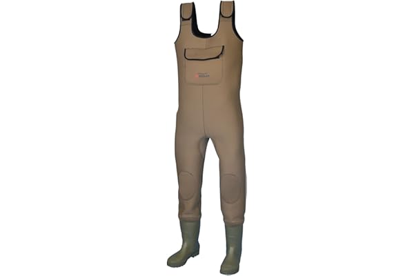 Shakespeare Sigma Wader en néoprène imperméable avec bottes à semelle à crampons pour homme et femme