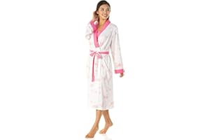 LADY OLGA Ladies Luxury Jersey Polycotton Long Dressing Gown UK 10-24