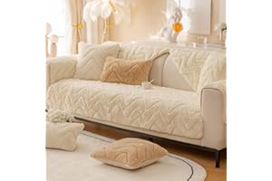 ‎WYJHNLBEDC WYJHNLBEDC Sofa/Couch überzug, Sofa überwurfdecke, Warmer Super Weicher Plush Fleecedecke Sofabezug 1 2 3 Sitzer L Form U Form Ecksofa, Sofaschutz Hund Katze(90x160cm)