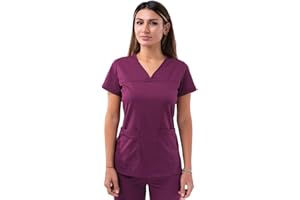 ADAR UNIFORMS Adar Pro Scrubs for Women - Sweetheart V-Neck Scrub Top