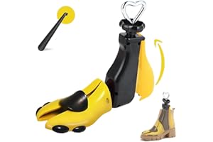 Satauko Boot Shoe Stretcher, Shoe Tree Expander Women Stretch Width & Length, Adjustable Unisex Boot Wide Feet, Leather Boot Widener for Wide Feet.