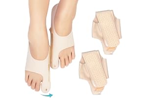 Aomantic Sarl Hallux Valgus Korrektur, 1 Paar Hallux Valgus Socken, Hallux Valgus Bandage, Bunion Corrector, Hallux Valgus Schienen, Korrektur Bandage Socken für Valgus Bunion Schmerzlinderung