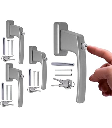 Hoppe raamgreep/raamkruk 7x40 stift met drukknop RAL9016 - VDA Geveltechniek : VDA Geveltechniek